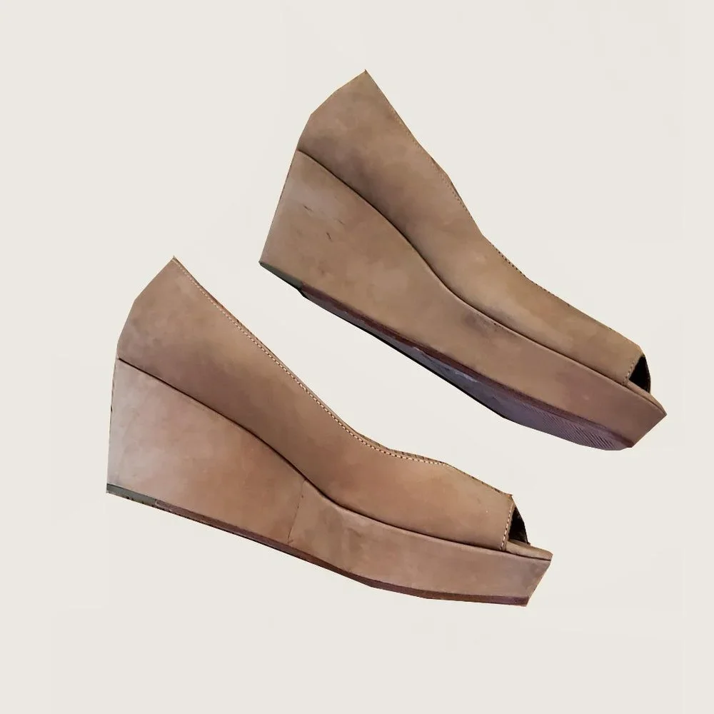 KORS Michael Kors Peep Toe Wedges - Picture 5 of 12